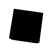 rotating black cube in three.js webgl